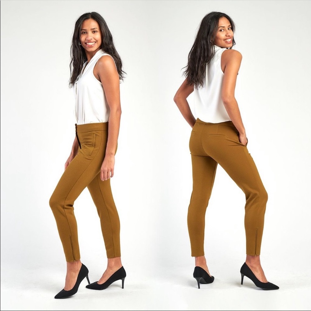 Betabrand Mustard Pants